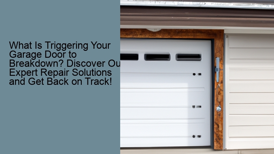 What Is Triggering Your Garage Door to Breakdown? Discover Our Expert Repair Solutions and Get Back on Track!